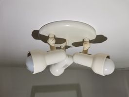 Deckenstrahler weiss, 3 Leuchten gebrauchter Zustand, ab 1.-