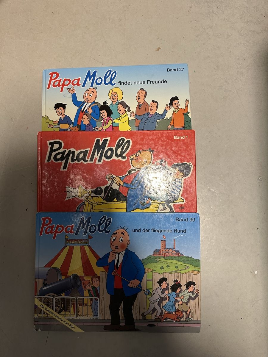 Libri: 3 papa moll bücher – Usato da Landquart venduto da lumima