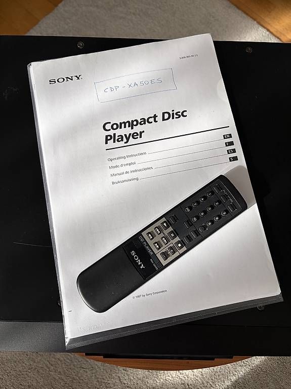 Systèmes audio & multimédias: CD Player Sony XA50ES HiFi-Audio – D'occasion à Zürich par cutyswiss 3