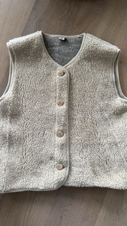 Alwero Woll-Gilet/Wollweste Gr.L, beige