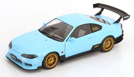 NISSAN SILVIA S15 1999 hELLBLAU/SCHWARZ 1:18 SOLIDO