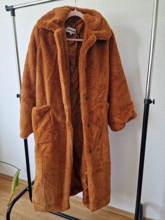 Weekday Teddy Faux fur Mantel Gr. S