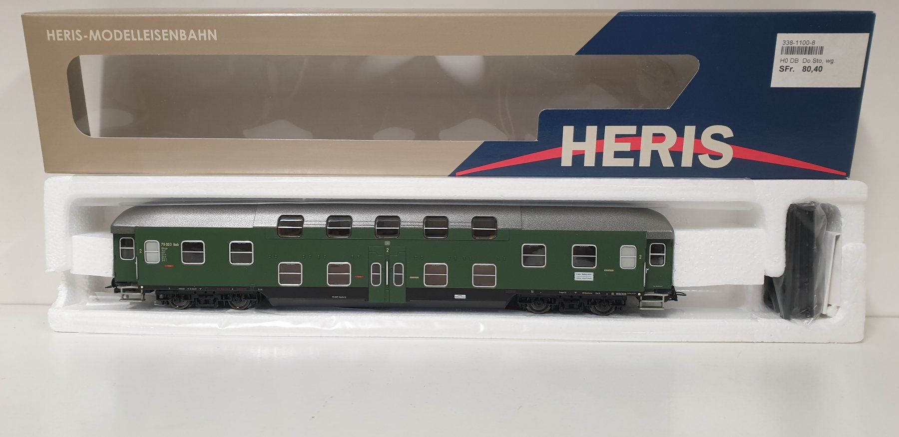 Modellini di ferrovie: Heris DB  Doppelstock  H0/DC – Nuovo (secondo la descrizione) da Neuenhof venduto da ludovicco