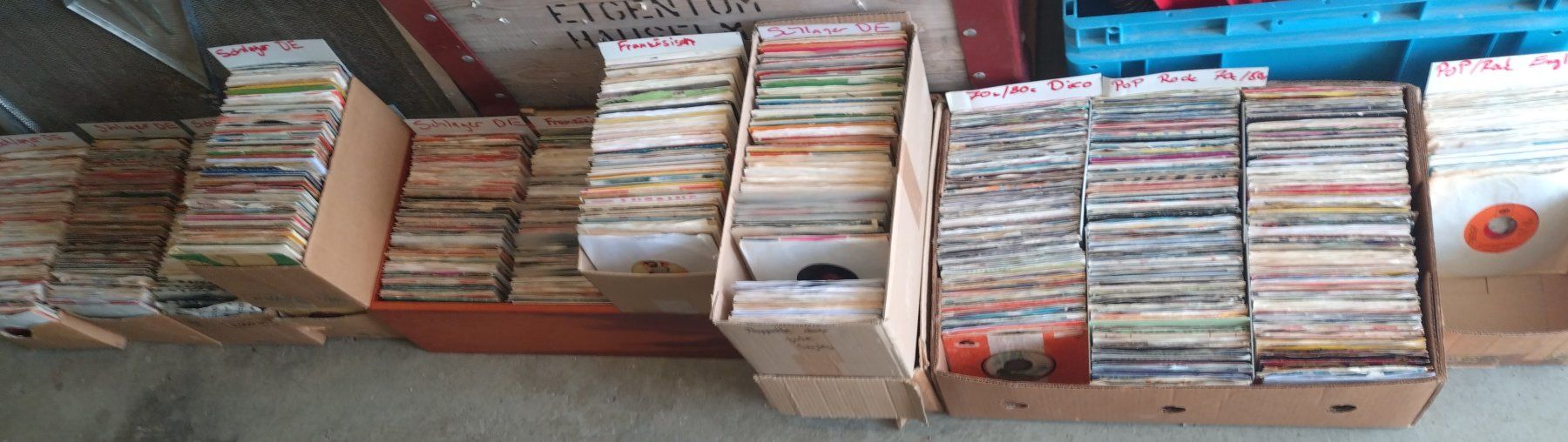 Dischi in vinile: Singles Vinyl Schallplatten Sammlung – Usato da Nuglar venduto da SwissJukebox 1