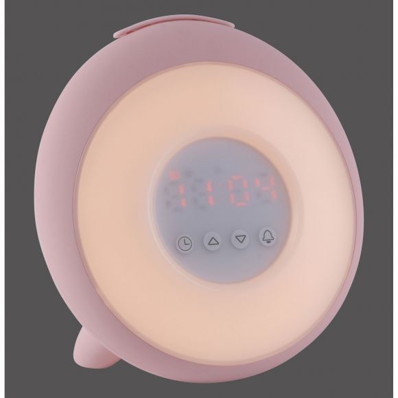Sveglie: Dimmbare runde LED Wecker matt – Nuovo e nell'imballaggio originale da Werdenberg venduto da Siril1 2
