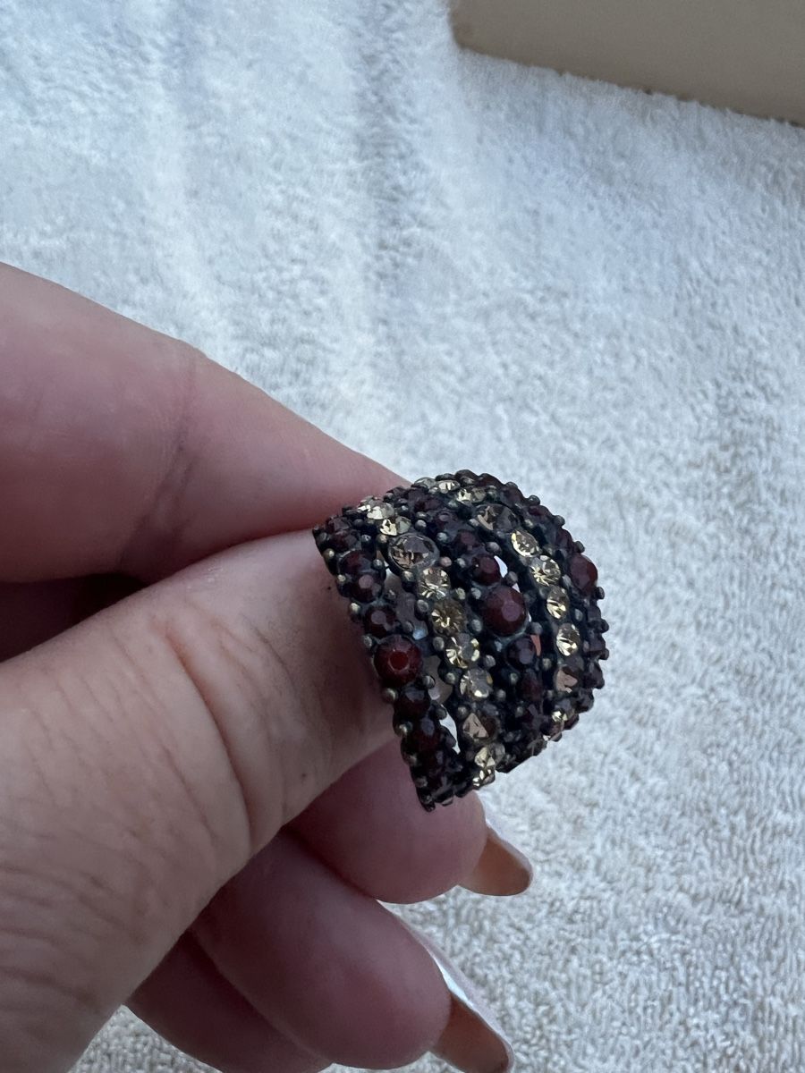 Anelli: Antikes böhmischer Granat Harem Ring  – Usato da Rorschach venduto da lvi_p29s