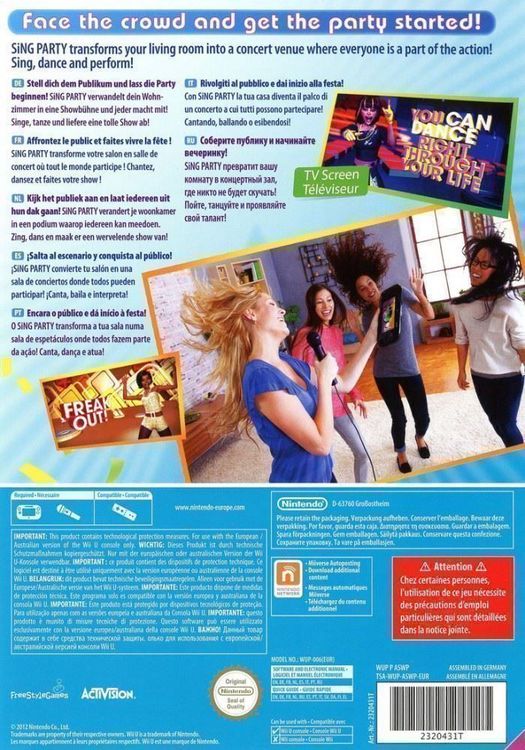 Wii U Spiel Sing Party mit 50 Songs + 2 Mikrofon Kaufen auf Ricardo