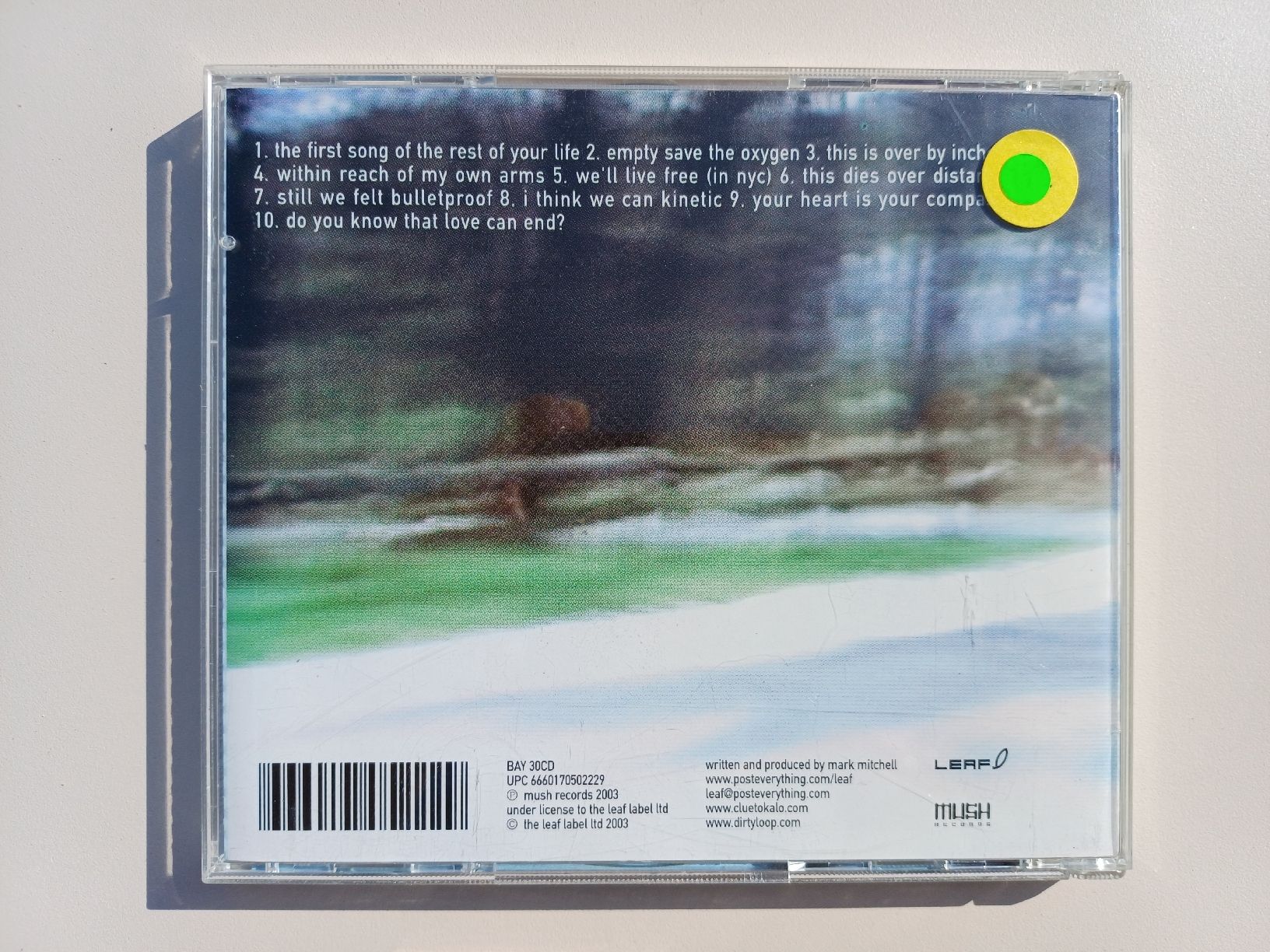 CD: Clue To Kalo "Come here when you sleepwalk" CD – Usato da Begnins venduto da Drastic-Sound 1