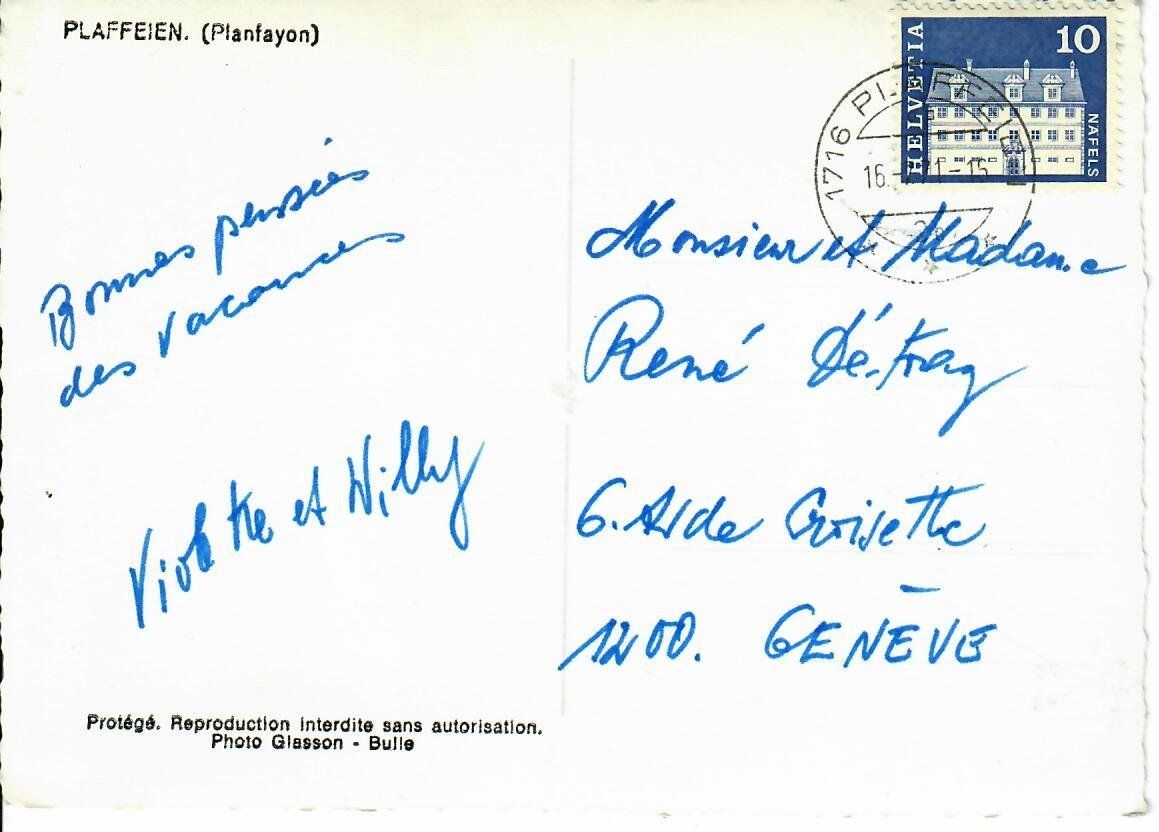 Cartes postales: Plaffeien – D'occasion à Hochdorf par Ziegel-16 1