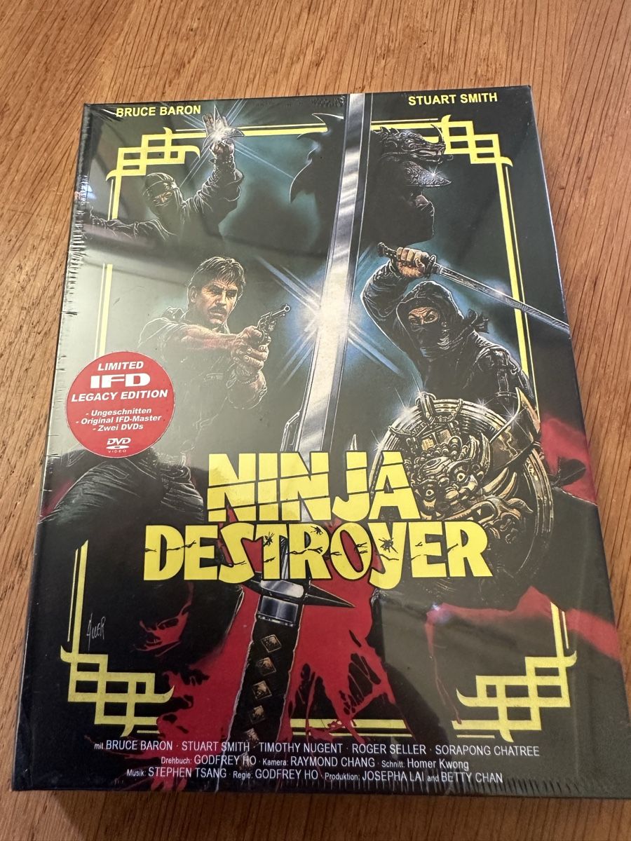 Tous les DVDs: Ninja Destroyer Mediabook, neu ovp – Neuf avec emballage d'origine à Benken ZH par Audi-erich