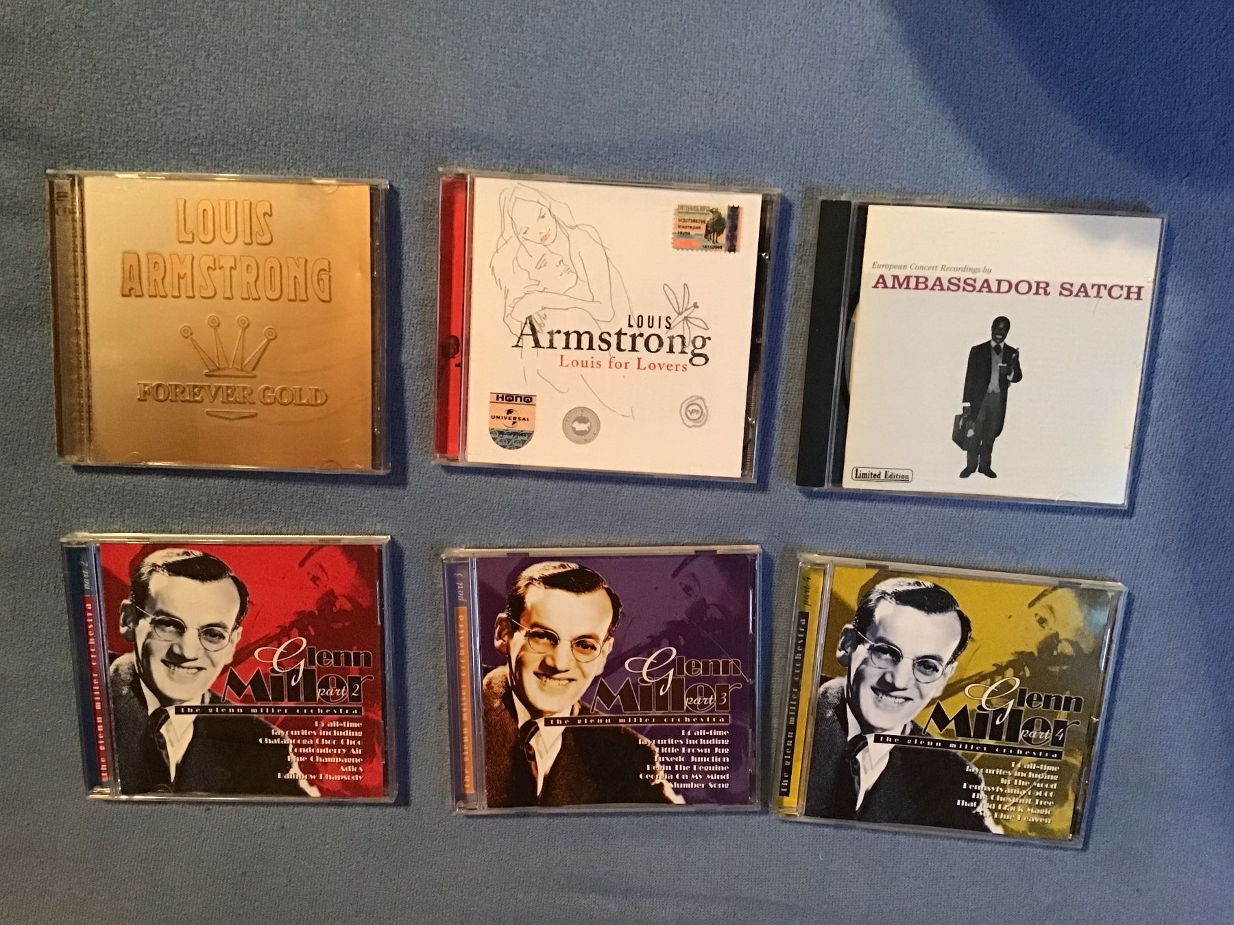 CD: 3 Louis Armstrong und 2Glenn Miller, 1 Ambassador Satch – Usato da Rüti ZH venduto da Wernika1