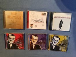 3 Louis Armstrong und 2Glenn Miller, 1 Ambassador Satch