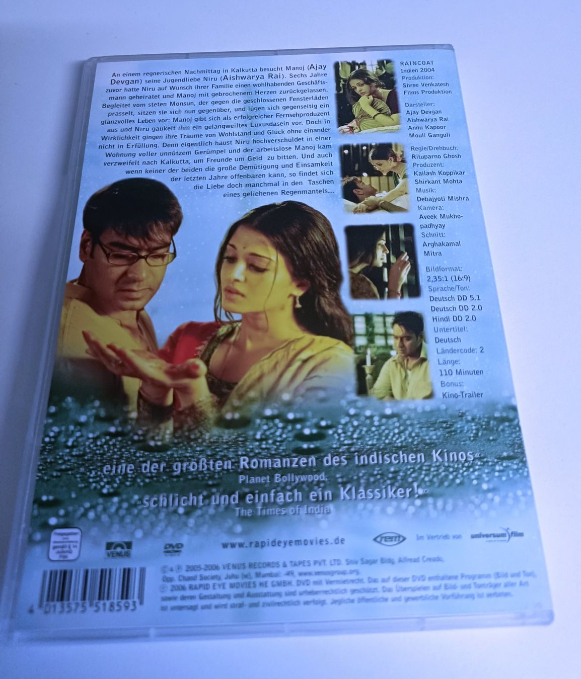 Alle DVDs: Raincoat DVD, Bollywood – Gebraucht aus Köniz von Movieportal007 1