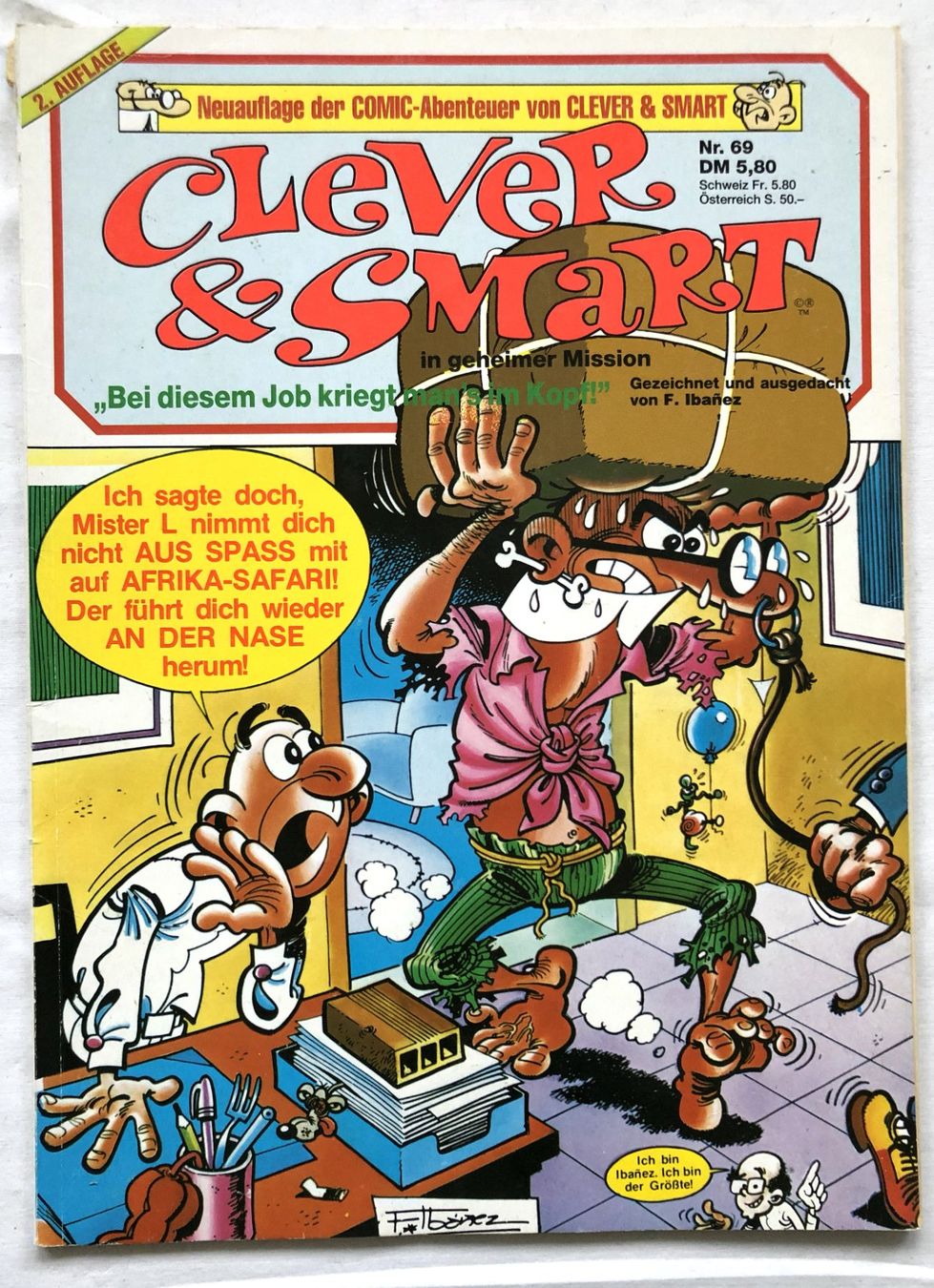 Fumetti: CLEVER & SMART - Nr.69 - 2.Auflage – Usato da Schaffhausen venduto da durruti