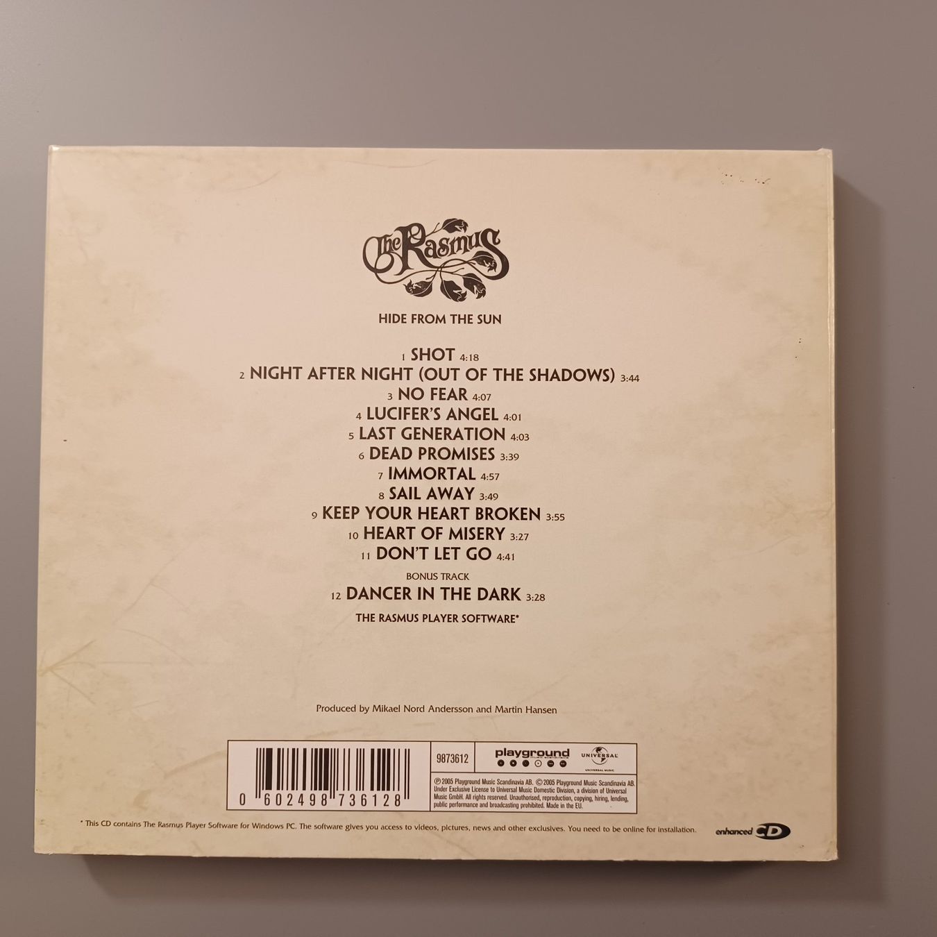 CDs: The Rasmus CD Hide From The Sun Limited Edition mit Booklet – Gebraucht aus Zürich von DarioMario 2