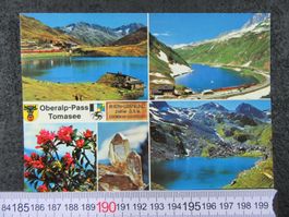OBERALP-PASS TOMASEE RHEIN-URSPRUNG 2345MÜm URI AK