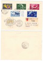 Lettre R. De Genève Cachet S311 pour Genève le 9.X.49