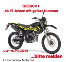 Motorrad ab 15 J. - gelbe Nummer