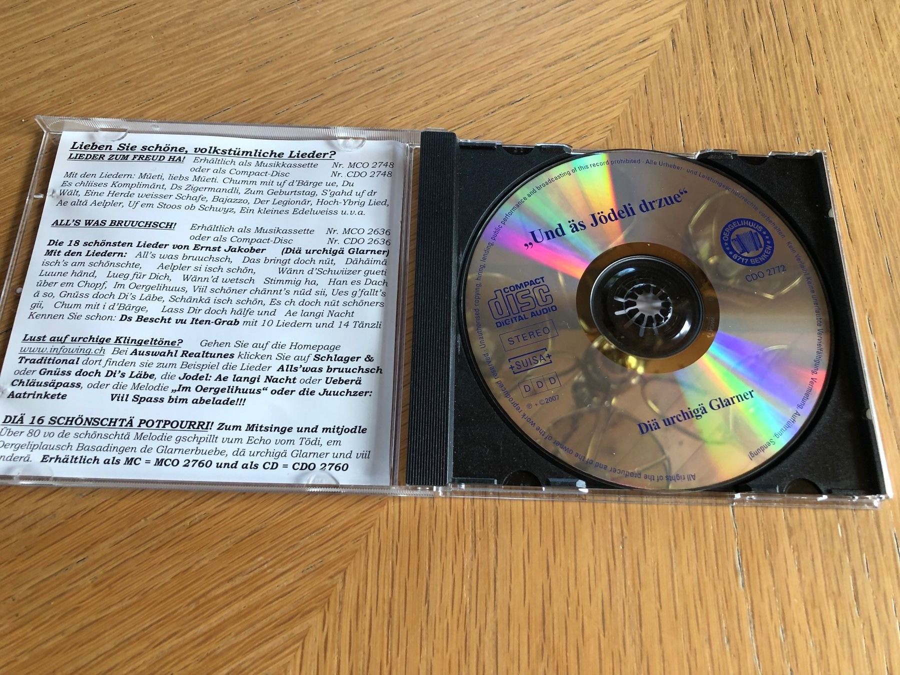 CD: Diä urchigä Glarner – Usato da Schübelbach venduto da Dolly990_2 2