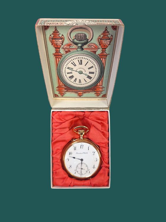 Antike Goldene Taschenuhr IWC Rarität! (Neu (gemäss Beschreibung