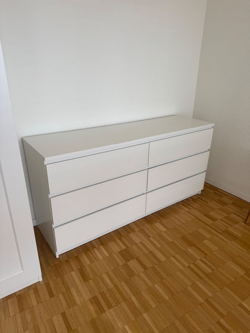 Ikea Cassettiere: IKEA MALM Kommode mit 6 Schubladen, weiß – Usato da Zürich venduto da kas_c2kw