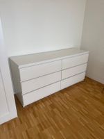 IKEA MALM Kommode mit 6 Schubladen, weiß