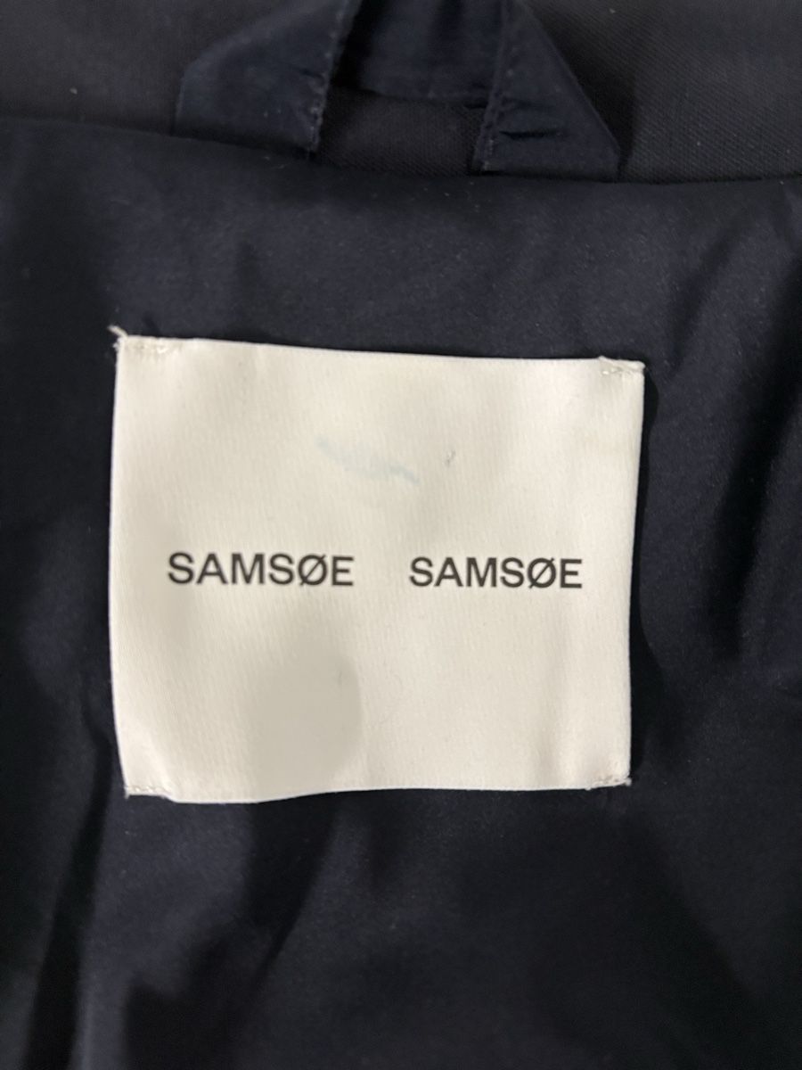 Samsøe Samsøe Cappotti: Samsoe Samsoe Trenchcoat Gr. M Dunkelblau Mantel blau – Nuovo (secondo la descrizione) da Regensdorf venduto da secondchancefashion 9