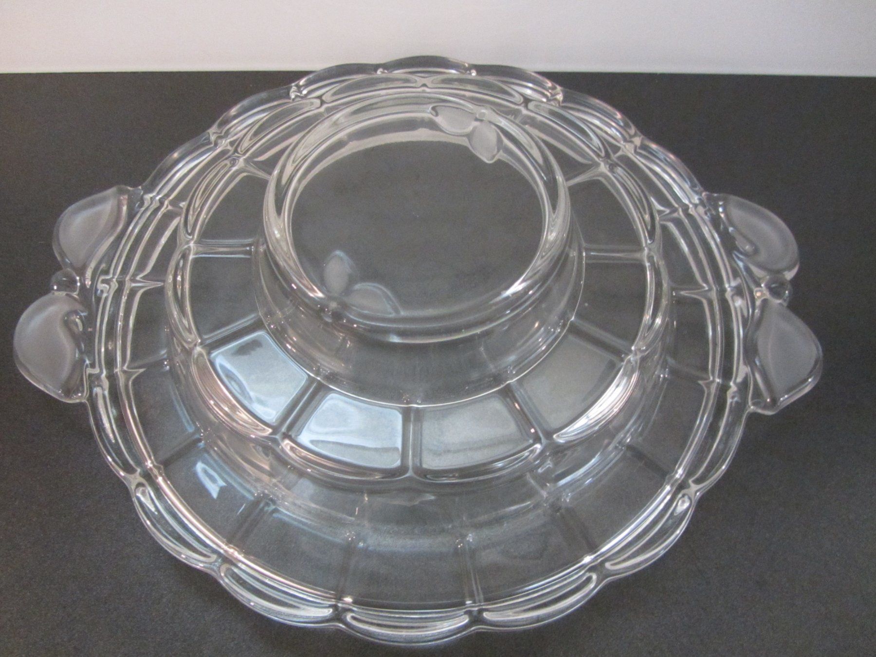 Ciotole: beidseitig verwendbare Glasplatte, 24 cm – Usato da Egliswil venduto da chroetli22 2