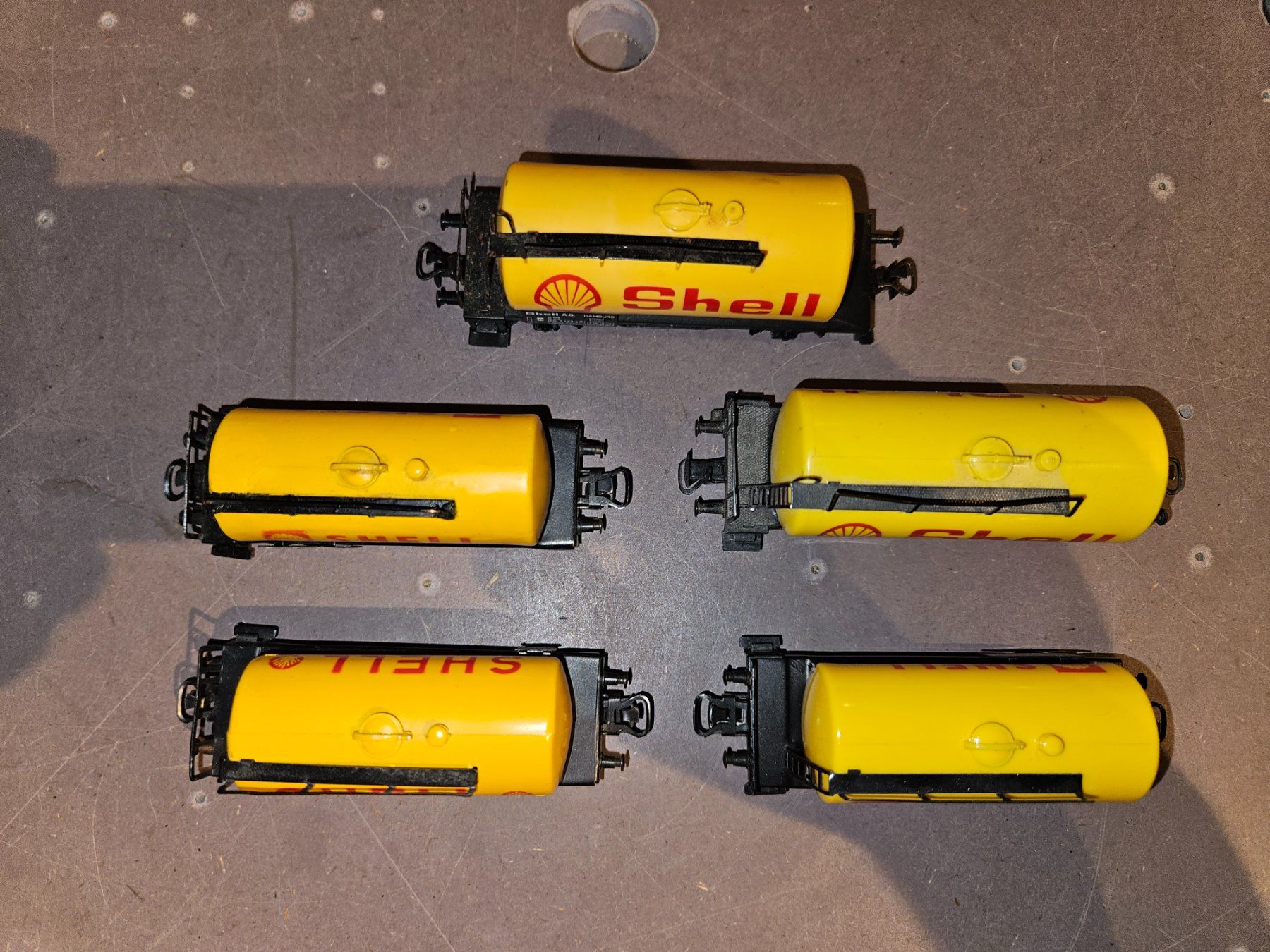 Märklin Modellini di ferrovie: Märklin Kesselwagen Shell ohne OVP – Usato da Bern venduto da lukas90pilze 1