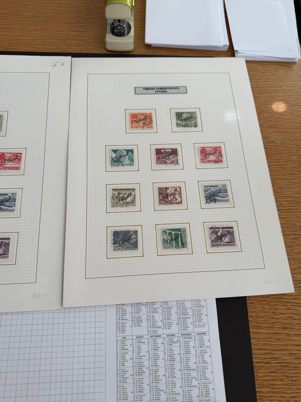 Tous les timbres: Officiel Marken Schweiz – D'occasion à Murgenthal par Tina_4055 1