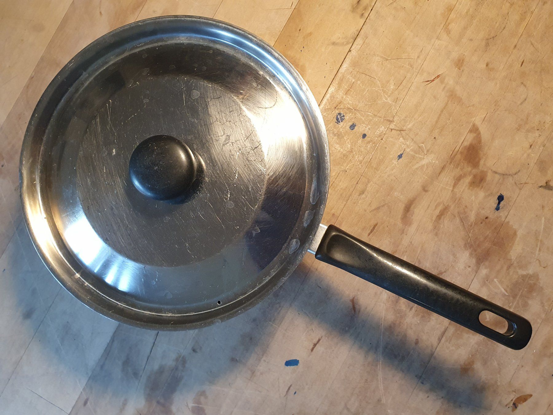 Padelle: Chromstahlpfanne eingriffig 23 cm – Usato da Zürich venduto da loosebone 1