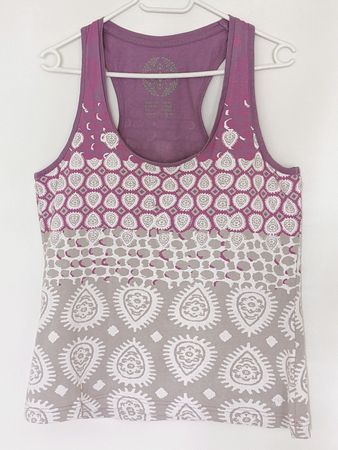 gemustertes Top mit Racerback Gr.L