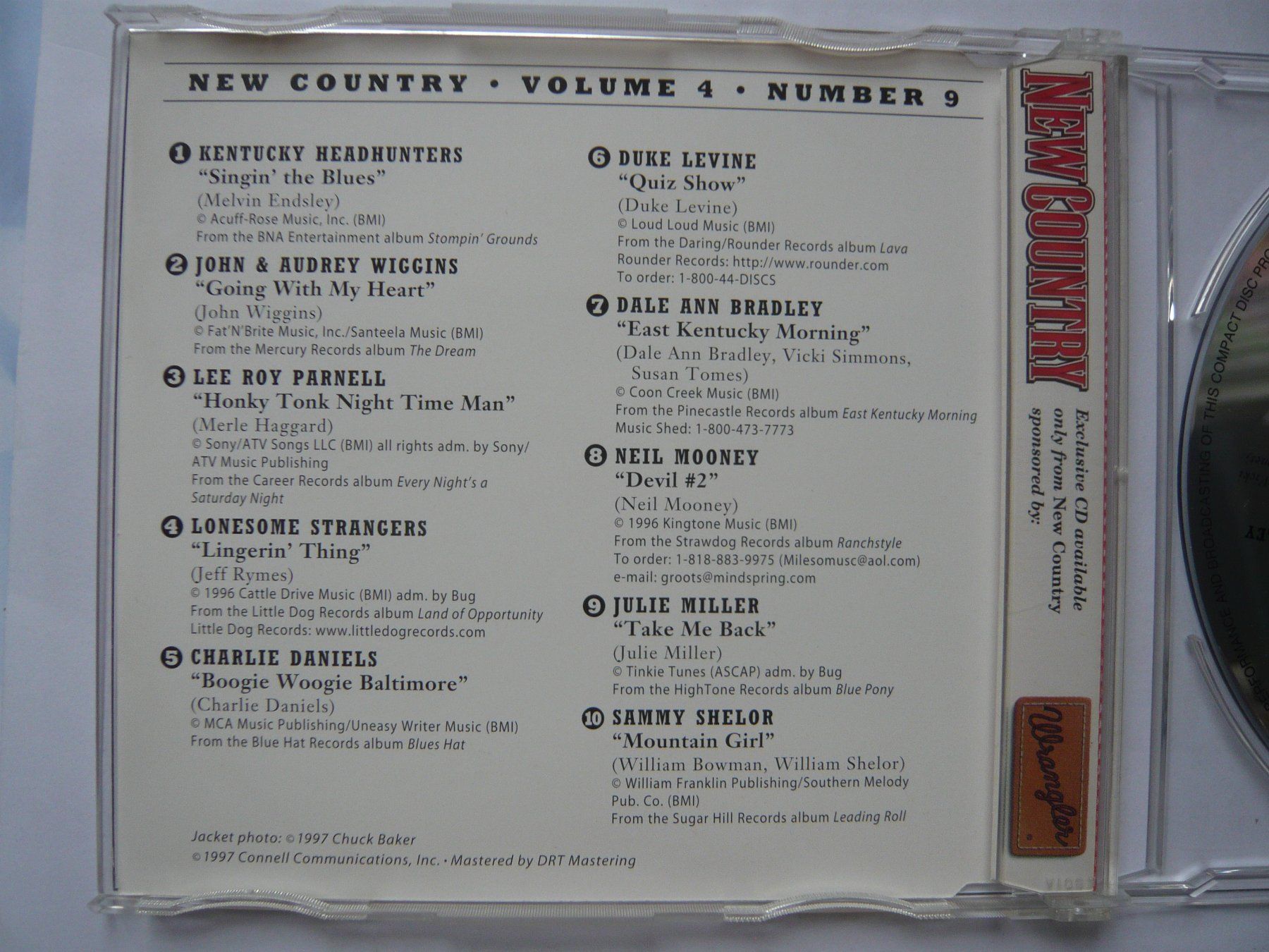 CD: 2CD VARIOUS NEW COUNTRY COLLECTION – Usato da Winterthur venduto da Cajun 3