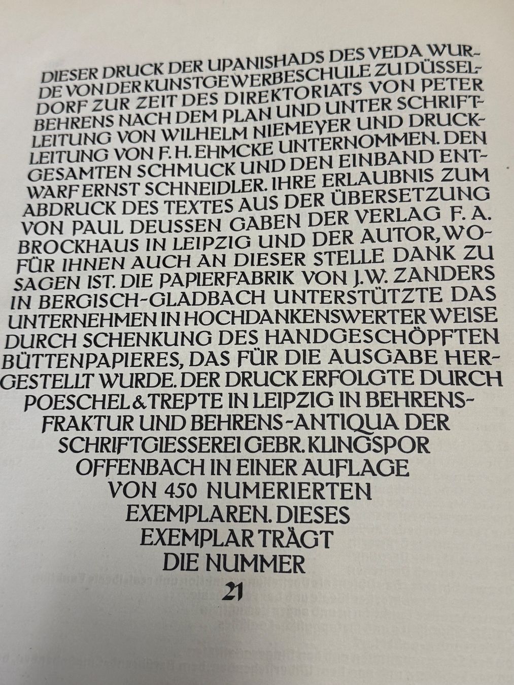 Bücher: Upanishads des Veda indischer Monismus nummeriert – Gebraucht aus Bern von Jwpm66 7