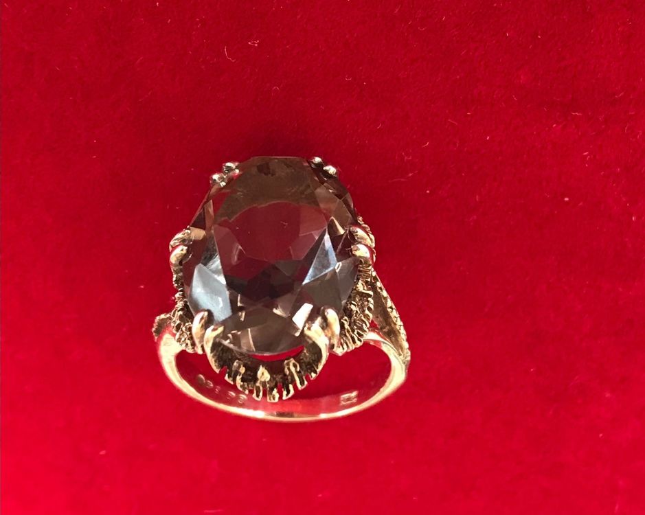 Vintage Ring mit grossen Stein Kaufen auf Ricardo