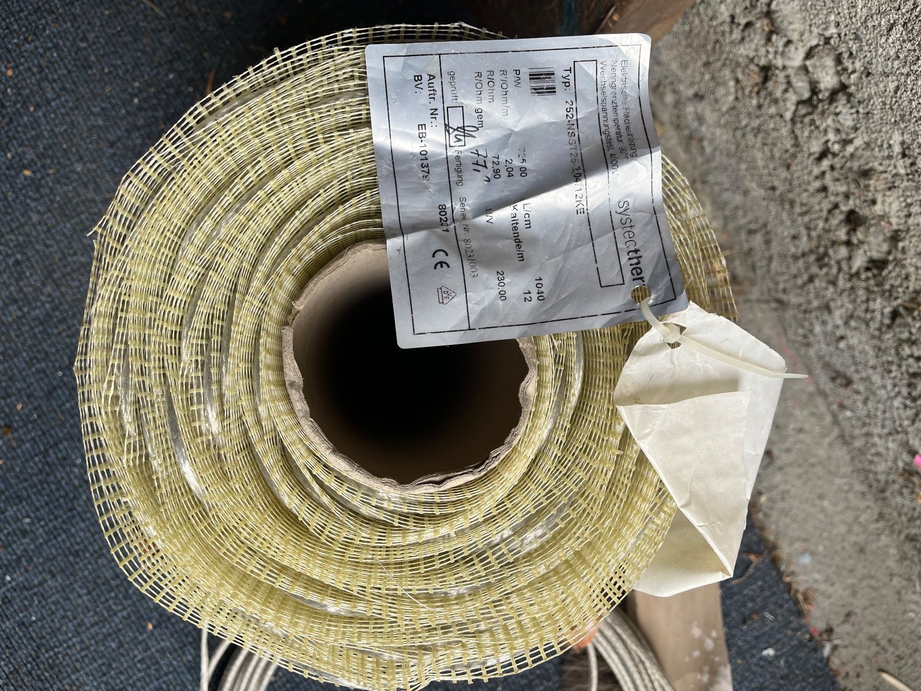 Tappetini fitness: Systectherm Elektroheizmatte ca. 10m2 – Nuovo (secondo la descrizione) da Altdorf UR venduto da wakr02