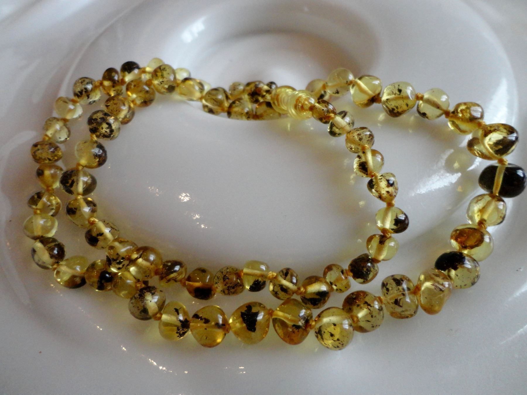 Catenine: Halskette - Bernstein, Ambre/Ambra echt – Nuovo (secondo la descrizione) da Biberist venduto da tl-schmuck 2