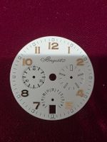Cadran chronographe signé Breguet – fond clair vintage