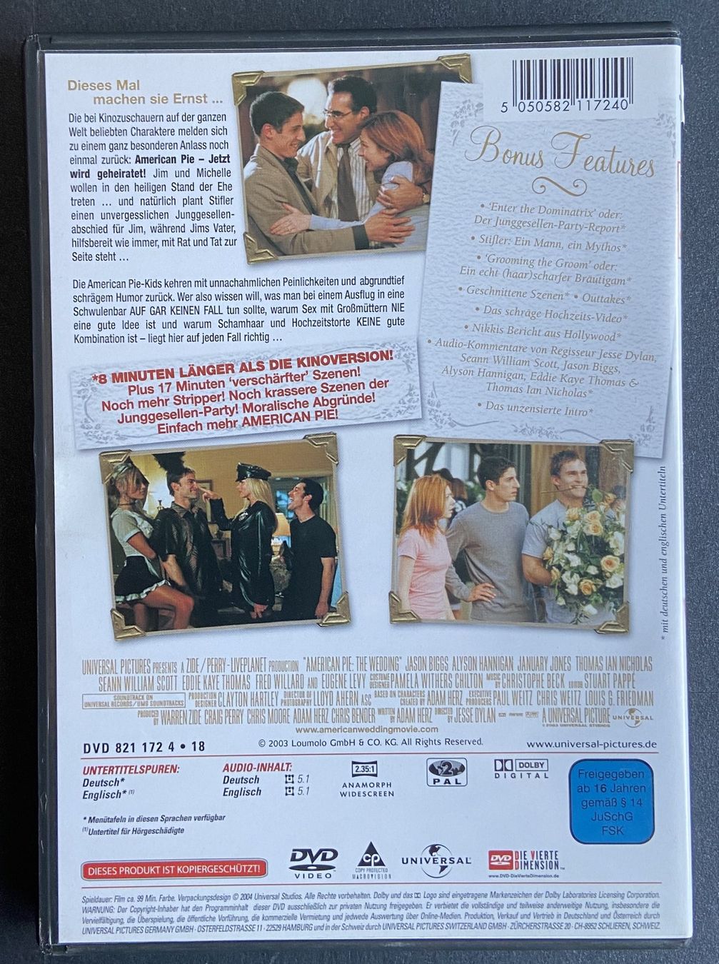 Tutti i DVDs: DVD  "American PIE Jetzt wird geheiratet" unzensiert – Usato da Böckten venduto da Hansi36 2