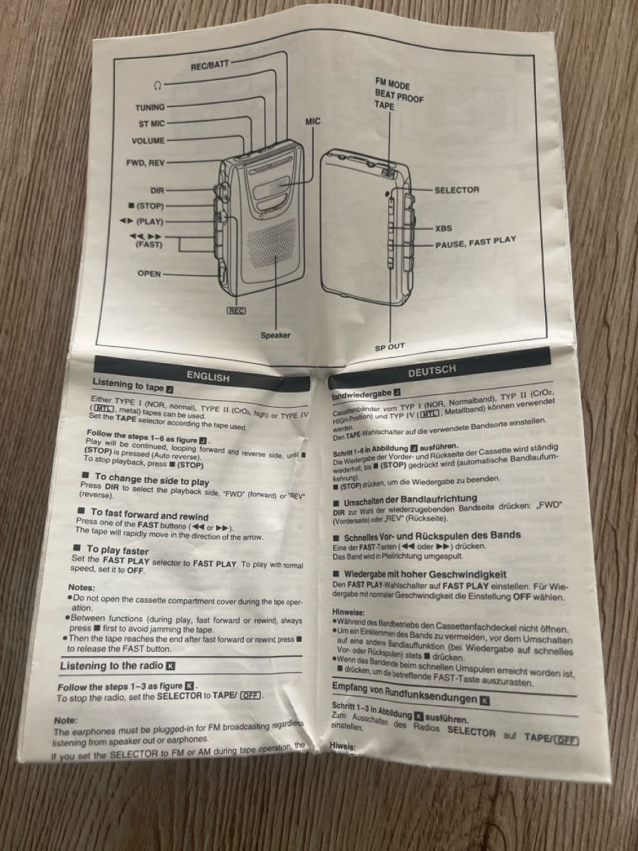 Panasonic Registratori: Radio Cassette Recorder – Usato da Chur venduto da eagle86federico 7