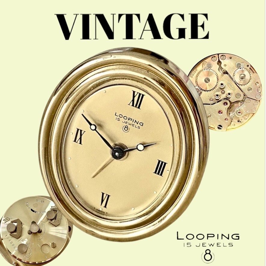 Looping Sveglie: Looping 8 Day Swiss Alarm Clock – Usato da lyss venduto da Uhrenparadies
