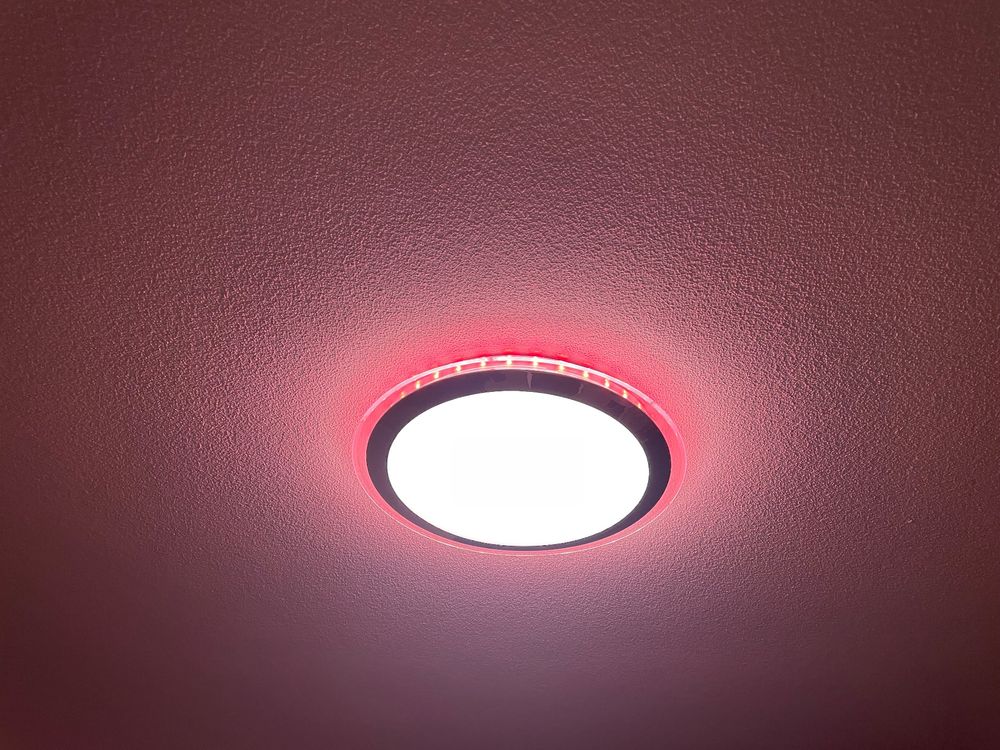 Kronleuchter & Deckenlampen: Deckenlampe (verschiedenfarbiges Licht) – Gebraucht aus Oftringen von son_czw5 4