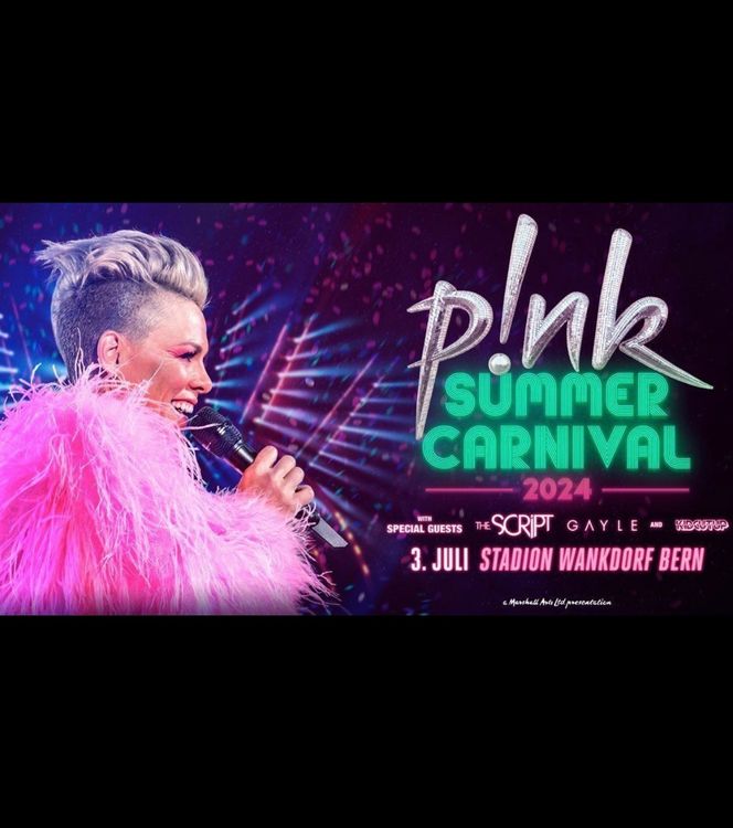 Pink Tickets Bern 2024 Kaufen auf Ricardo