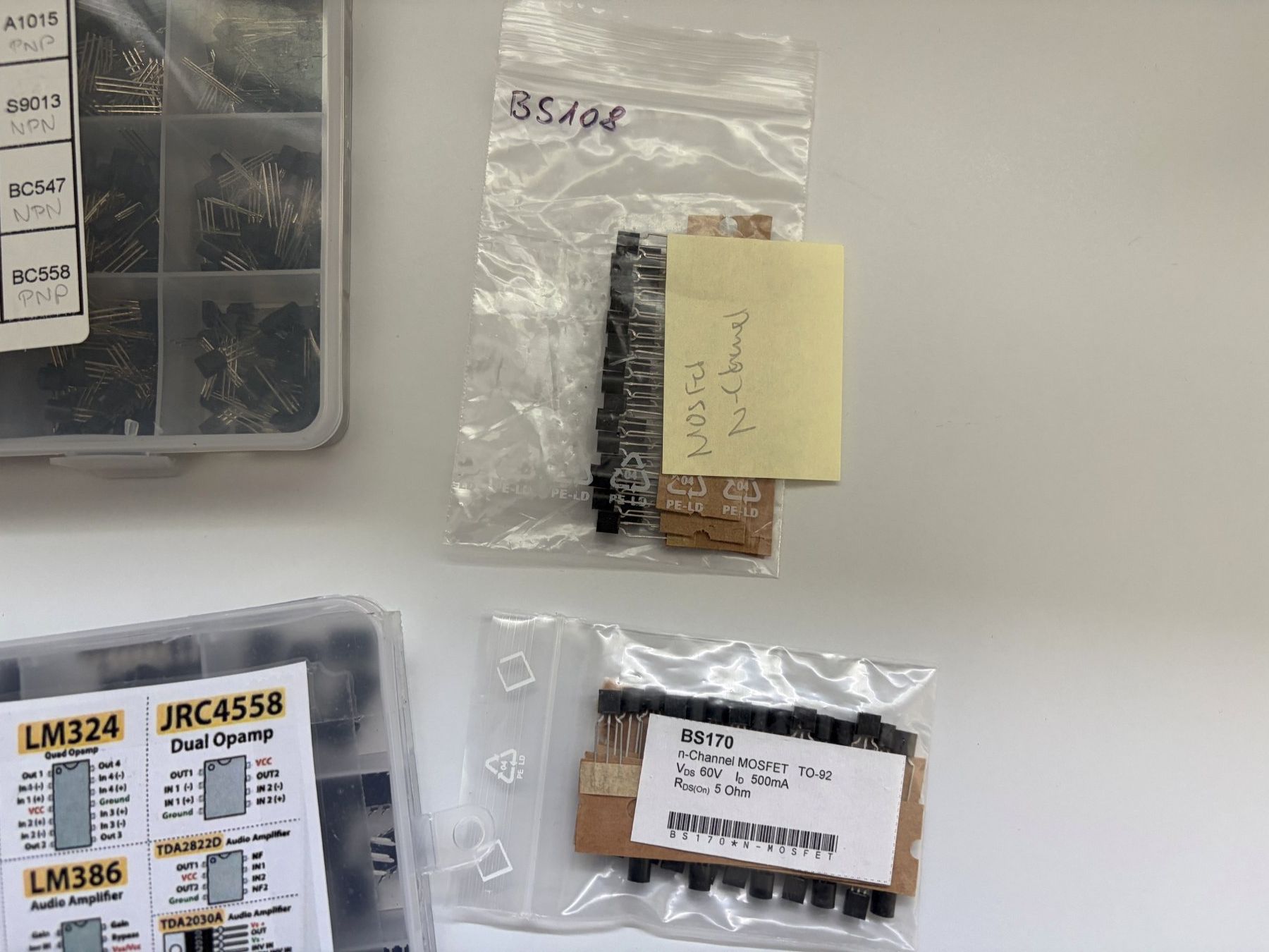 Elektronikbauteile: Bauteileset Transistoren , OP, OPAMP diverse – Gebraucht aus Langnau am Albis von Danig0 6