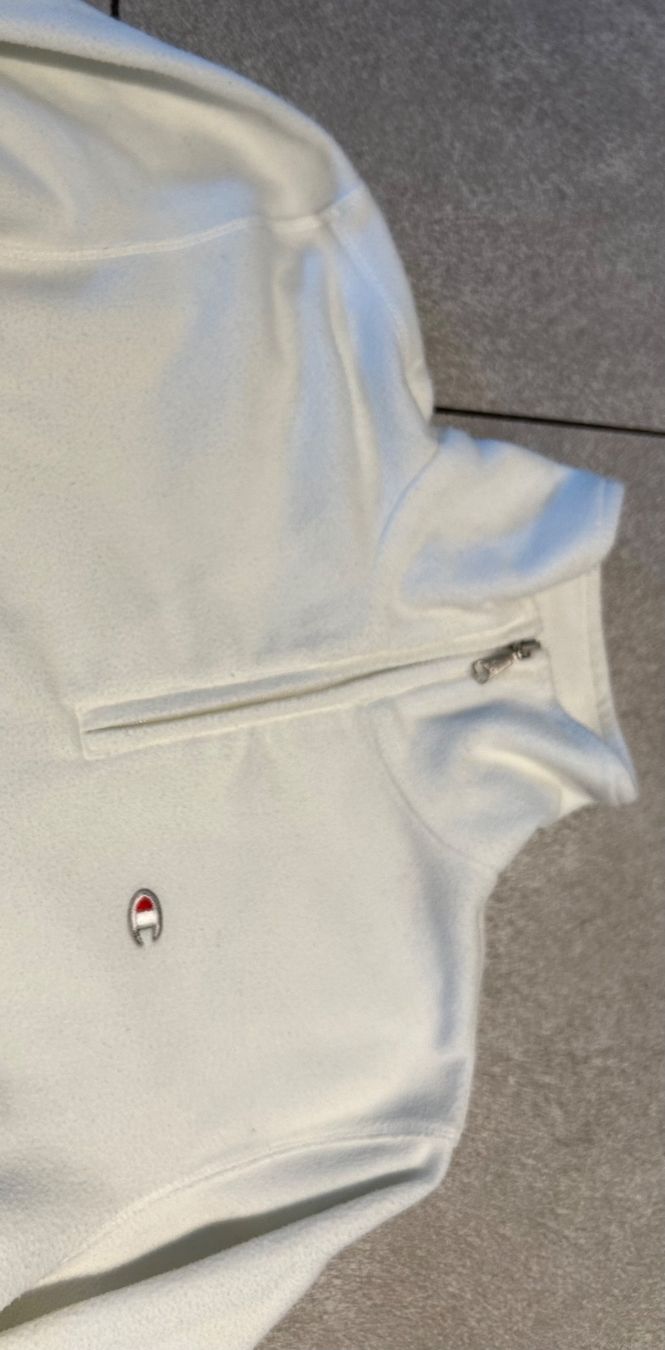 Champion Maglioni & Felpe: Fleece Pull CHAMPION ski blanc  gr. 162 - 167 – Usato da Arbedo venduto da nadia1973 1
