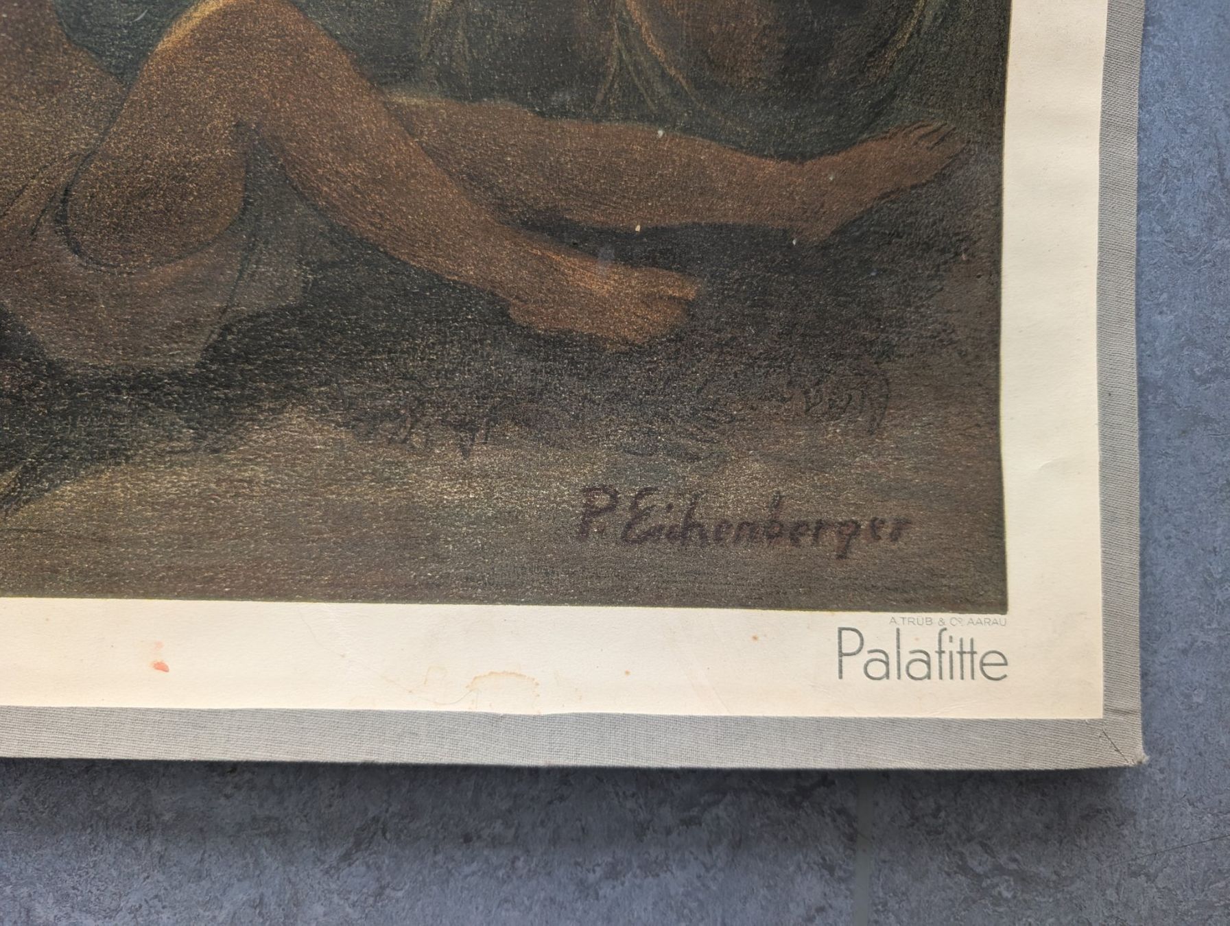 Foto & Immagini: Schulwandbild Nr. 51 - Pfahlbauer – Usato da Luzern venduto da JenKu 3
