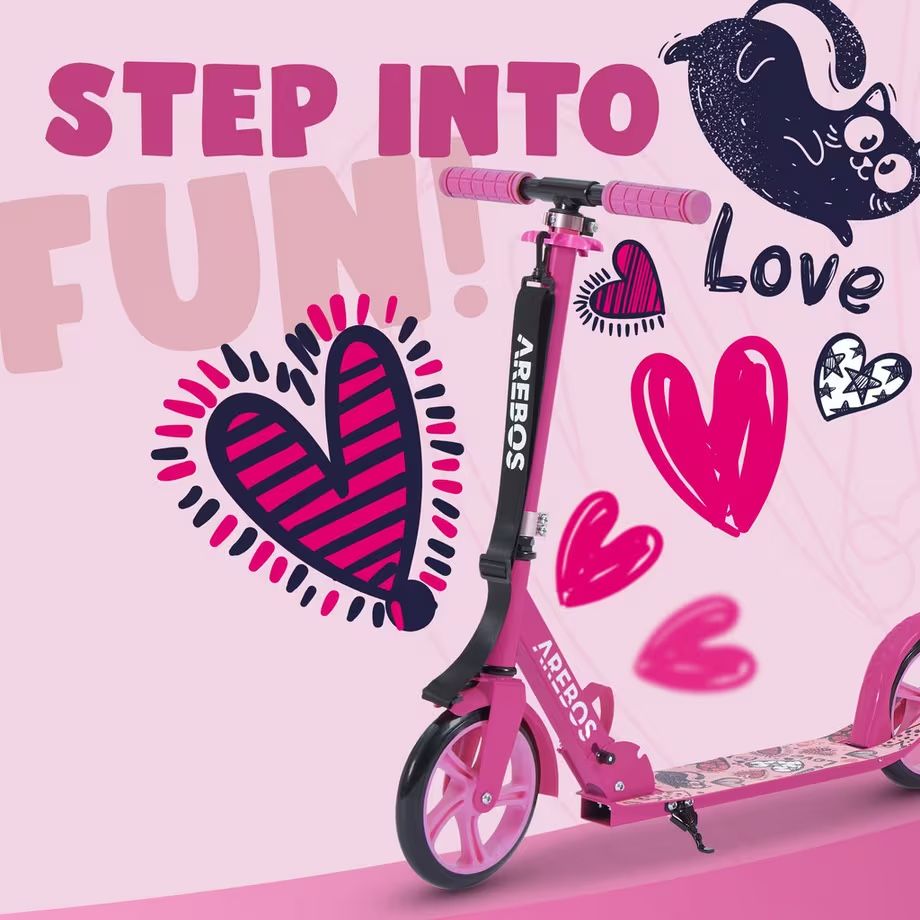 Kickboard: Tretroller Kickroller Cityroller - Pink – Nuovo (secondo la descrizione) da Nebikon venduto da warendiscount 1