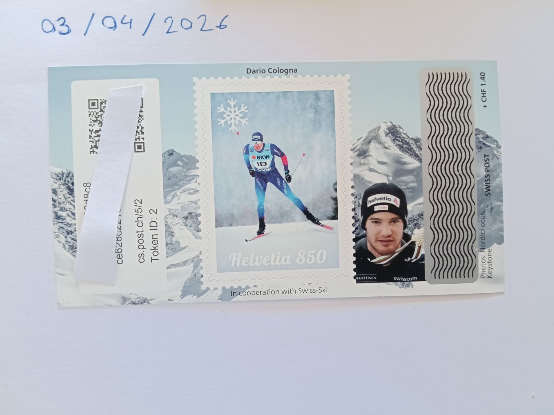 Alle Briefmarken: Crypto Stamp Timbre Swissski – Neu (gemäss Beschreibung) aus Lamboing von pet_djp8