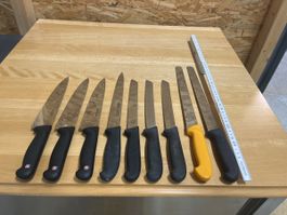 Lot Victorinox/Wenger Küchenmesser 9 Teilig