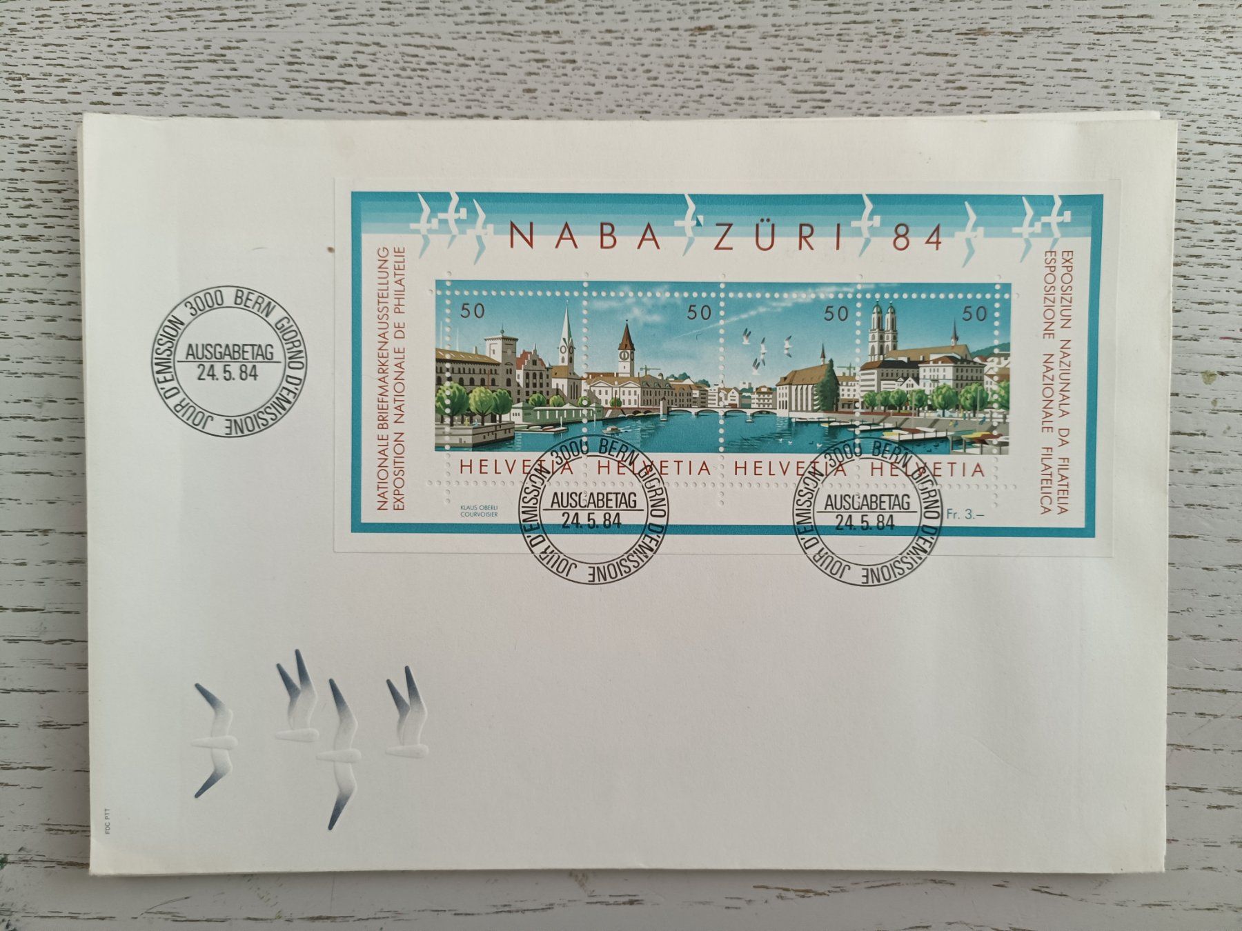 Tutti i francobolli: 1984 FDC NABA Züri 84 – Nuovo (secondo la descrizione) da Dübendorf venduto da goeggi79